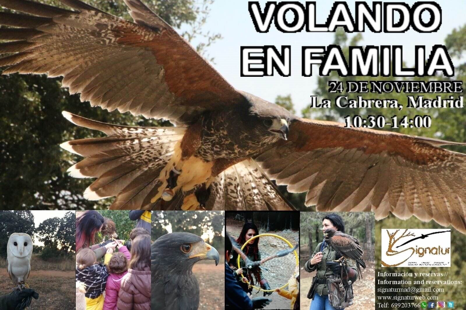 Volando en familia